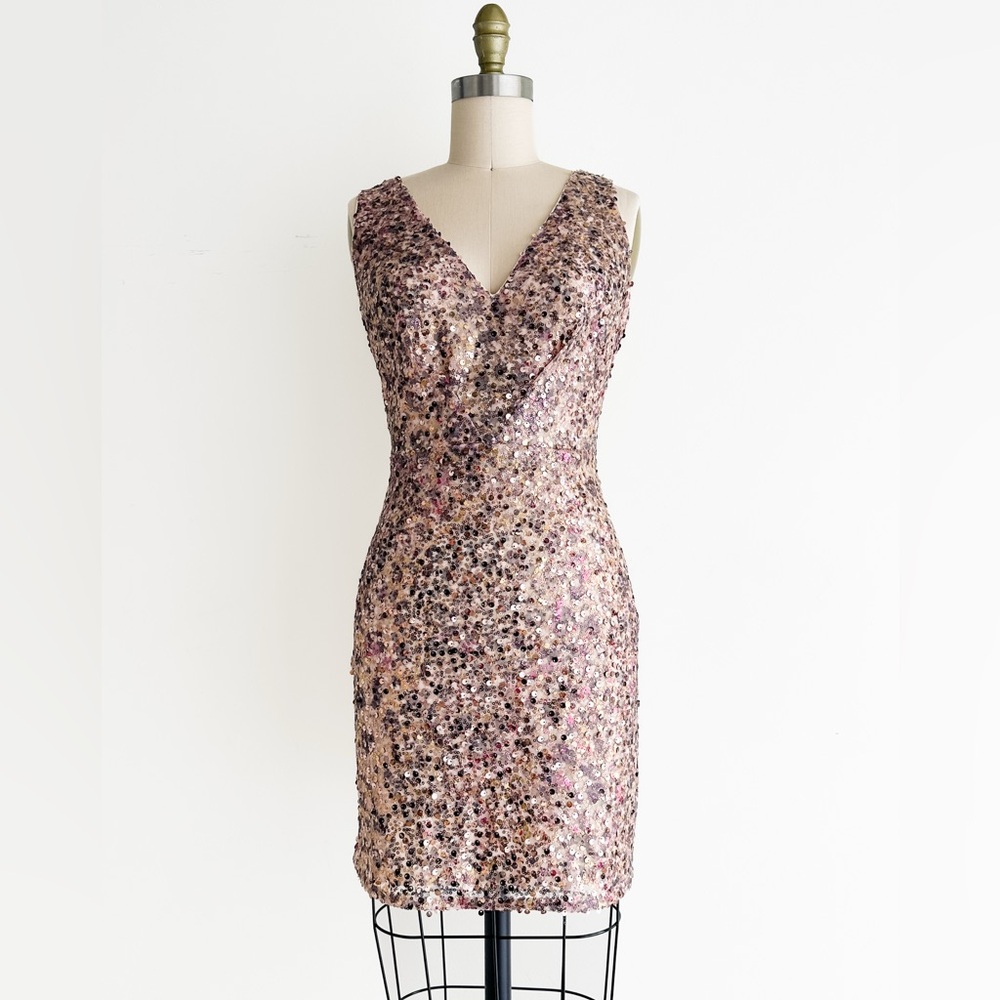 Badgley Mishka sequin cocktail dress sz XS
